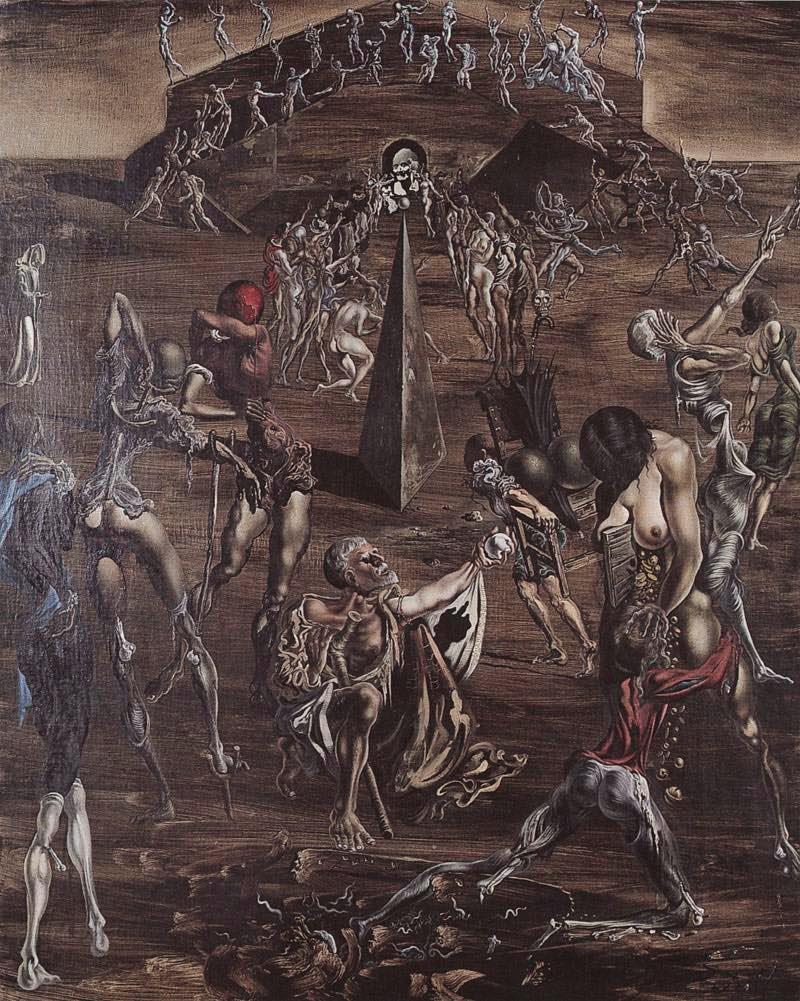 Salvador Dalí. Resurrection of the flesh. 1940.