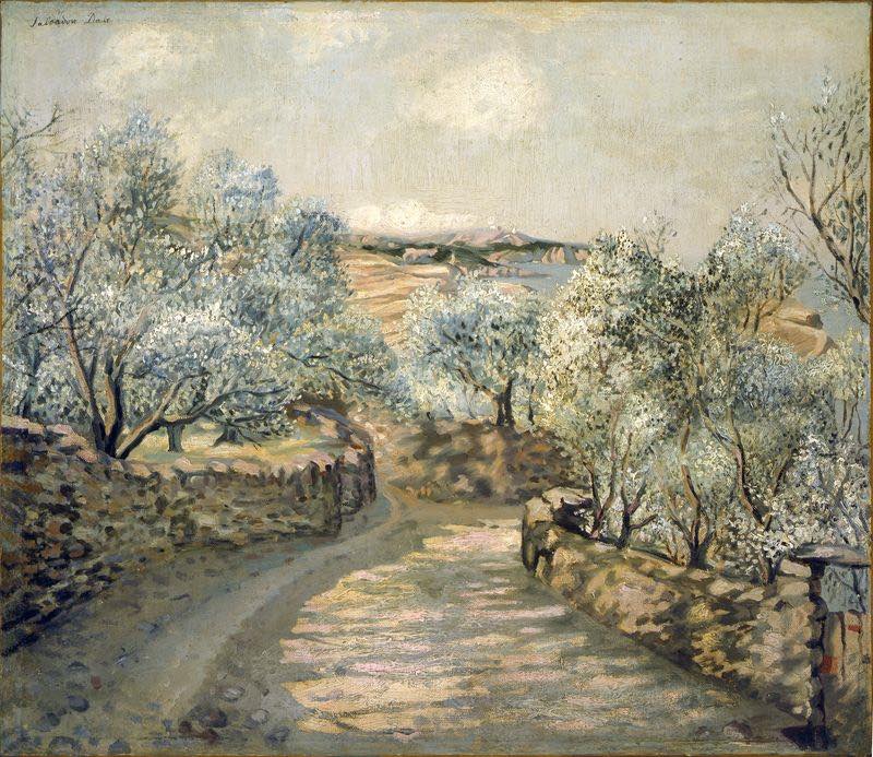 Salvador Dalí. The Lane to Portlligat with View of Cape Creus. 1921.